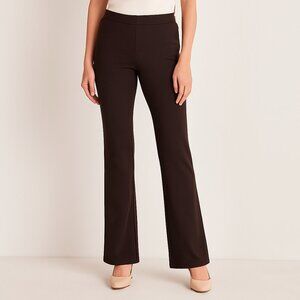#031 BLUE SKY | Chocolate Brown Bamboo Stretch Pants - Women's XL